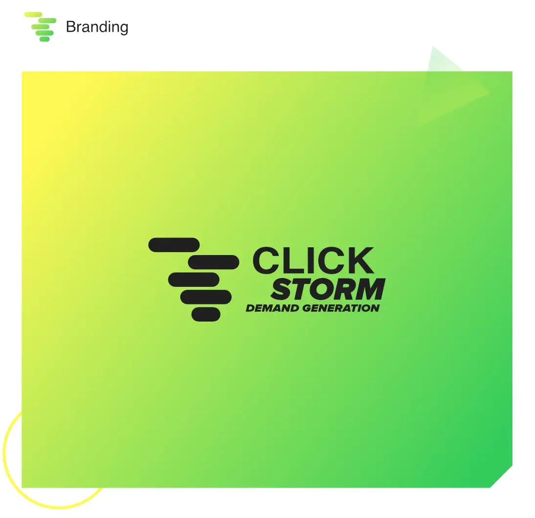 Huisstijl ClickStorm.nl door Punt DIgital Design